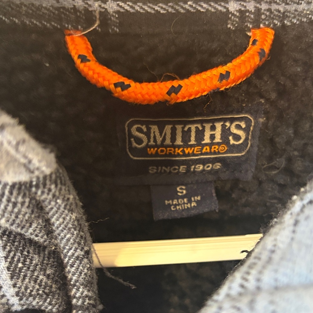 SMITH Blue and Black Plaid Jacket - Picture 2 of 4